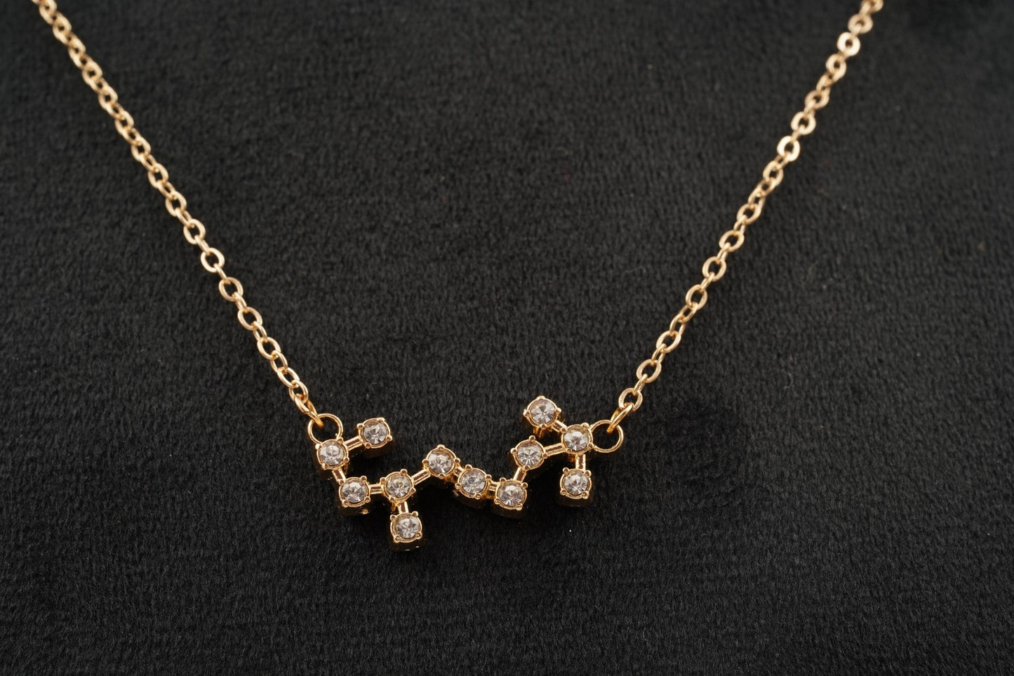Round Diamond Solid Gold Pendant With Chain 18k Gold