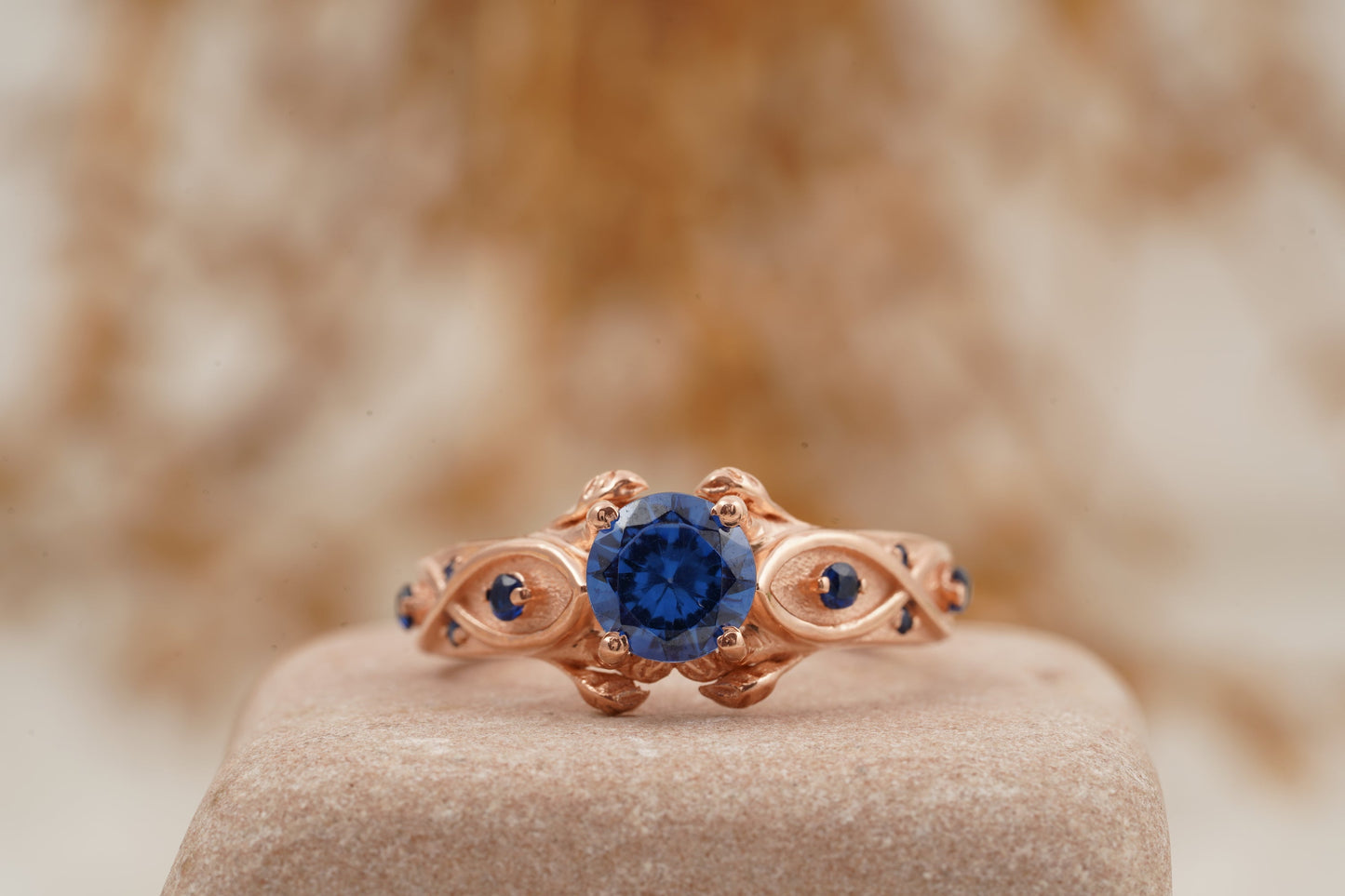 Zora Sapphire Spiritual Stone Geek Engagement Ring – Nerdy Style