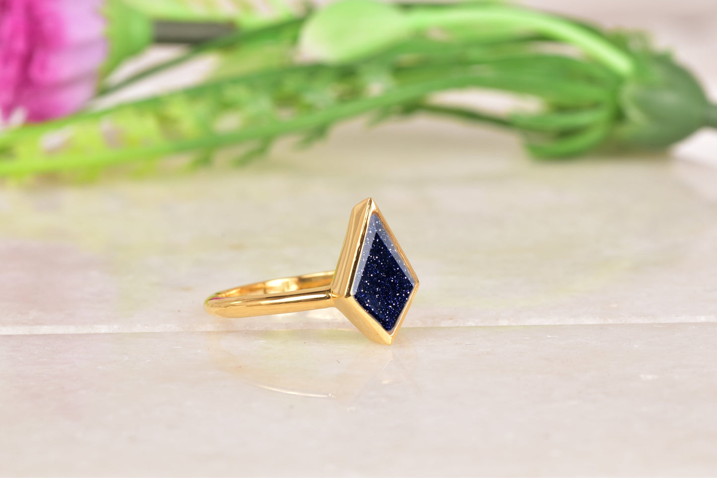 Kite Shaped Sandstone Ring