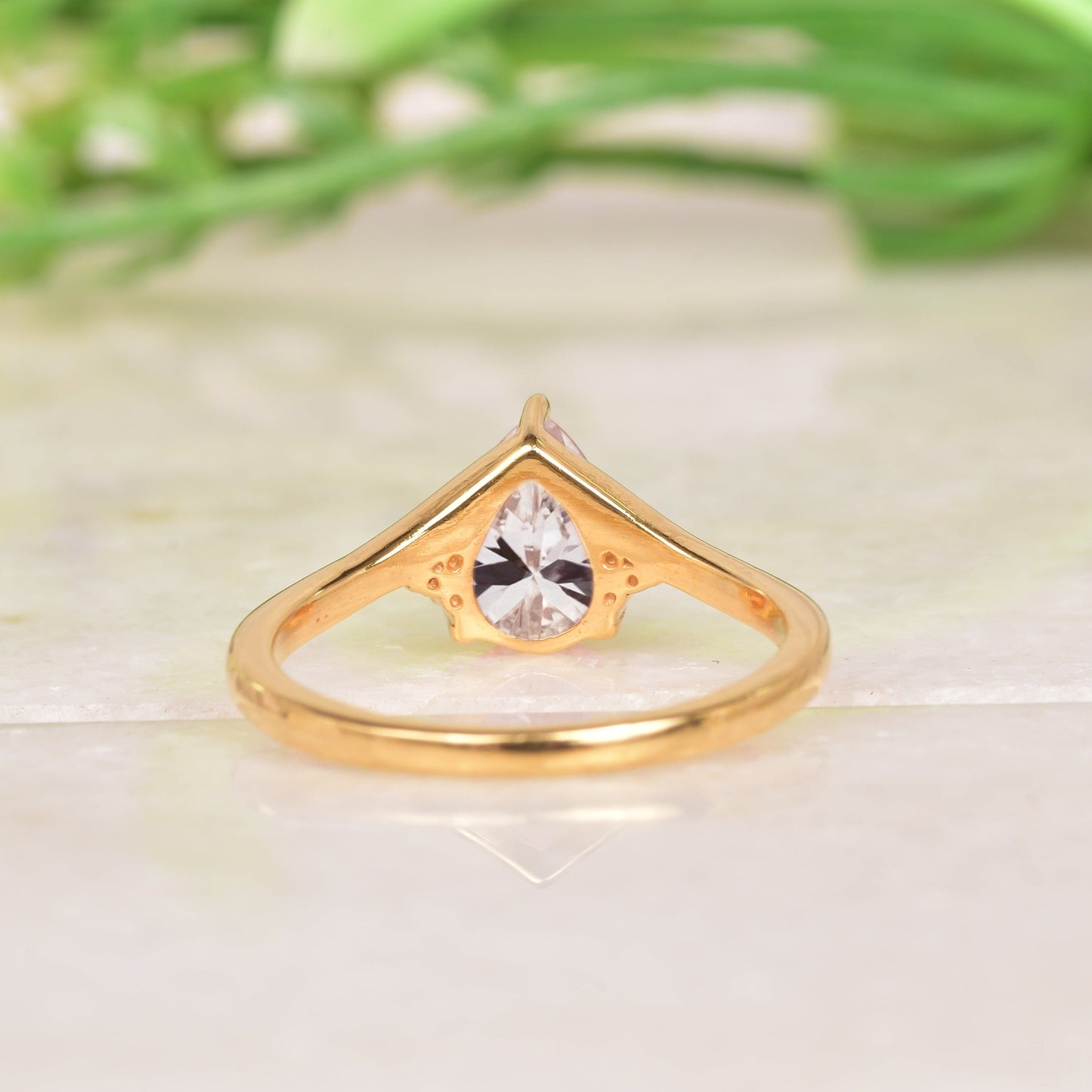 Moissanite Engagement Ring