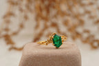 Emerald Hexagon Engagement Ring - Gigiscc
