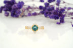 London Blue Topaz Stacking Ring - Gigiscc