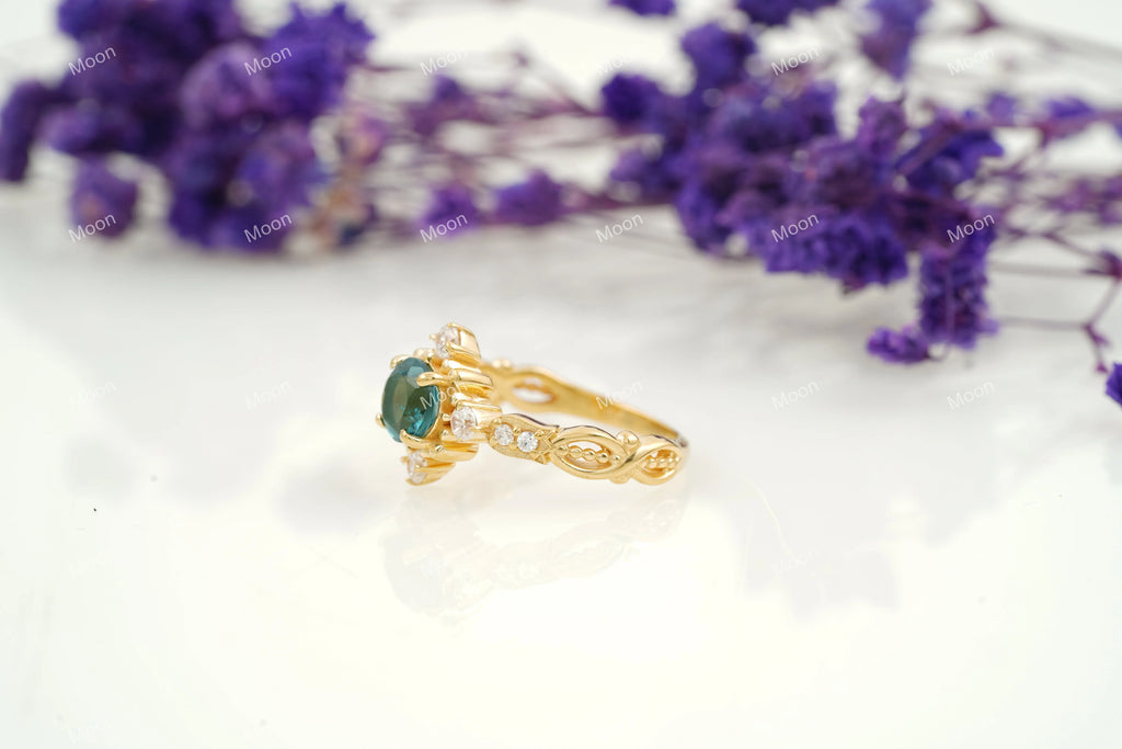 London Blue Topaz Stacking Ring - Gigiscc