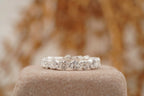 Marquise cut Moissanite Full eternity wedding band - Gigiscc