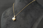 Freshwater Pearl Necklace With Gold Chain - Gigiscc
