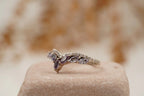 Marquise Cut Alexandrite Gemstone Wedding Band - Gigiscc