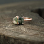Toi Et Moi Moss Agate Emerald & Pear Cut Ring - Gigiscc