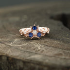 Triforce Zora's Sapphire Spiritual Stone Legend of Zelda Ring - Gigiscc