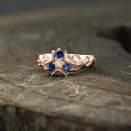 Triforce Zora's Sapphire Spiritual Stone Legend of Zelda Ring - Gigiscc