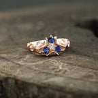 Triforce Zora's Sapphire Spiritual Stone Legend of Zelda Ring - Gigiscc
