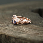 Triforce Zora's Sapphire Spiritual Stone Legend of Zelda Ring - Gigiscc