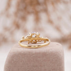 Hexagon Alexandrite Opal Engagement Ring - Gigiscc