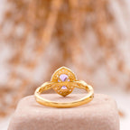 Oval Amethyst Halo Diamond Engagement Ring - Gigiscc