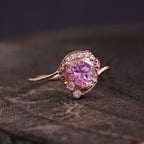 Usagi Sailor Moon Heart Cut Anime Engagement Ring - Gigiscc