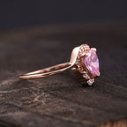 Usagi Sailor Moon Heart Cut Anime Engagement Ring - Gigiscc