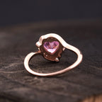 Usagi Sailor Moon Heart Cut Anime Engagement Ring - Gigiscc