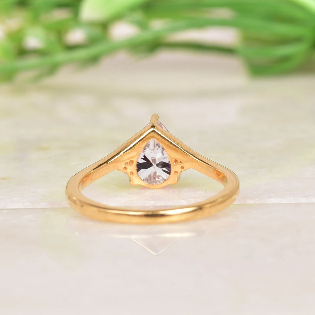 Moissanite Engagement Ring - Gigiscc