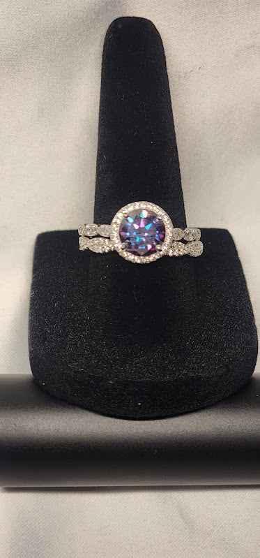 2ct Exquisite Imperial Purple Moissanite Ring - Gigiscc