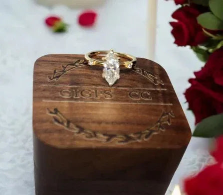 1.5ct Classic and Timeless Marquise Cut Moissanite Ring (Copy) - Gigiscc