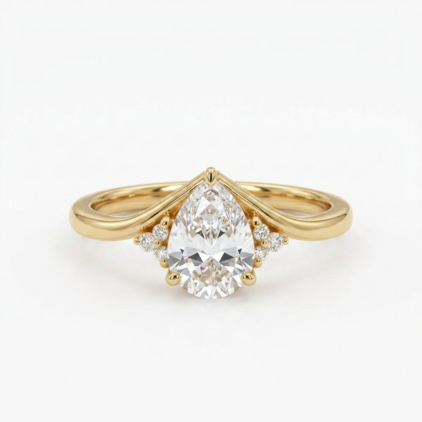 Moissanite Engagement Ring