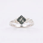 Buy Princess Cut Black Rutile Quartz Ring | 925 Sterling Silver