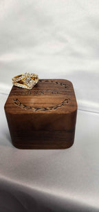2ct Radiant Cut Moissanite with guard setting. - Gigiscc